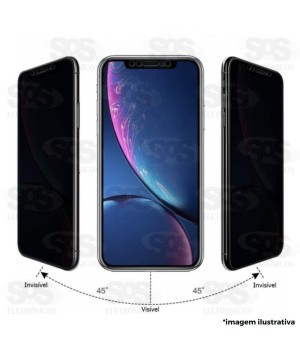 Película De Privacidade 3D Preta Iphone 7 Plus/8 Plus
