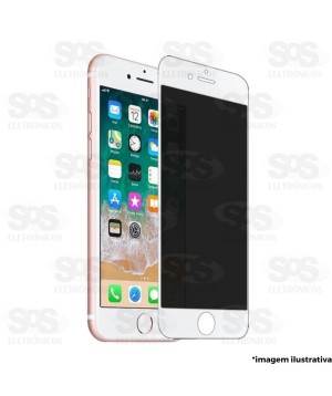 Película De Privacidade 3D Branca Iphone 7G/8G
