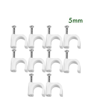 Fixa Cabo 5mm Embalagem Com 100 Unidades