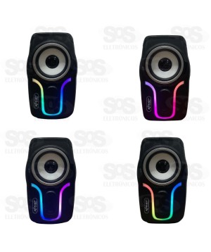 Caixa de Som Multimídia 6w 2.0 KP-RO804