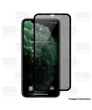 Película De Privacidade 3D Preta Iphone 13 Mini