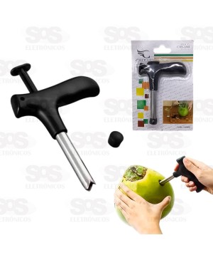 Furador De Coco Inox Caerus CRS-1301