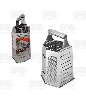 Ralador 6 faces 9 Polegadas Inox Caerus CRS-9084
