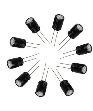 Capacitor Eletrolítico 22uf 63v 6,3x11 105° Com 10 Unidades