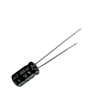 Capacitor Eletrolítico 220uf 16v 6,3x12 105° Com 10 Unidades