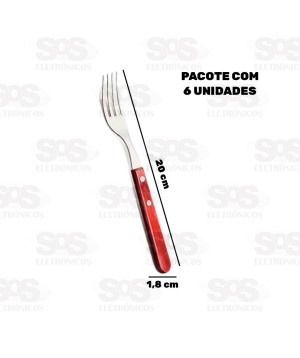 Kit Garfo De Mesa Opala Com 6 Unidades CRS-1104