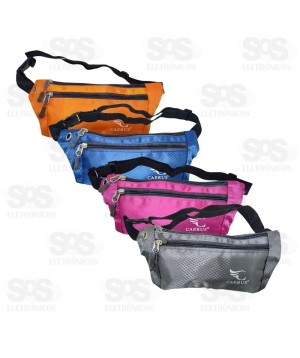 Cinta Pochete Multiuso 3 Bolsos Caerus CRS-1303