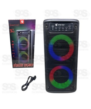 Caixa De Som 20W LED RGB KTS-1527