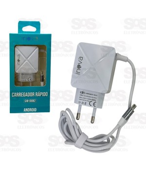 Carregador Rápido 2 USB 4.8A Cabo V8 Inova CAR-G5062
