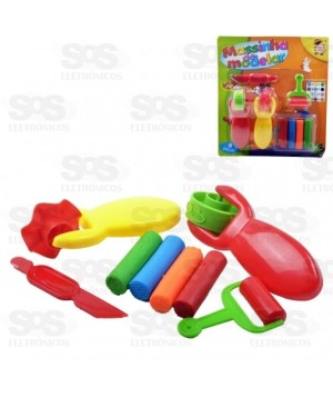 Kit Massinha De Modelar 20g Cada  Modelo 4 PI 3237