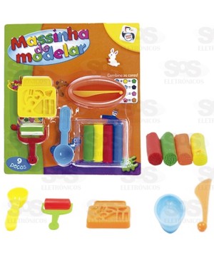 Kit Massinha De Modelar 20g Cada Modelo 3 PI 3236
