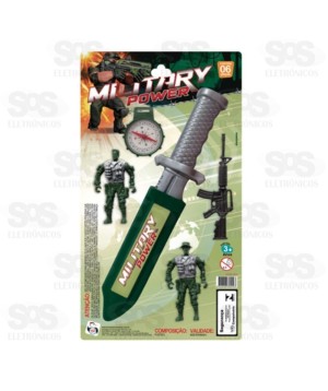 Kit Militar Poderoso 6 Peças 0753