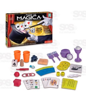 Passe De Mágica 25 Peças Nig Brinquedos 1300