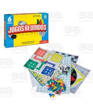 Jogos Reunidos Clássicos 6 Jogos Nig Brinquedos 1162
