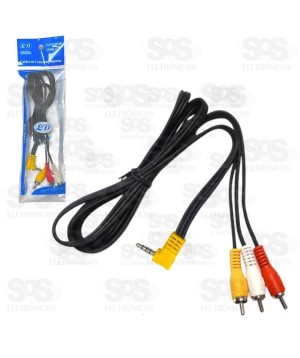 Cabo P3 Para 3 RCA 1,50 Metros B-max