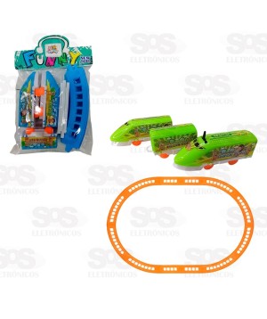 Pista De Trem A Pilha Toy King 1717