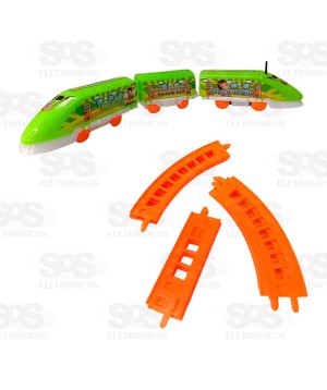 Pista De Trem A Pilha Toy King 1717