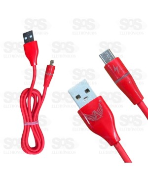 Cabo Micro USB V8 De Dados 1 Metro 3.4A Altomex AL-2053-V8