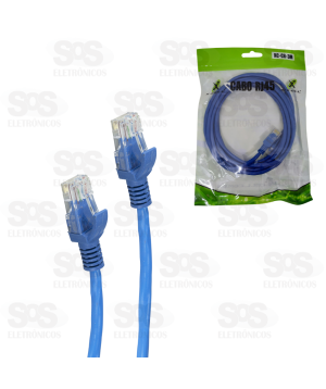 Cabo De Rede 3 Metros RJ45 X-cell XC-CR-3M
