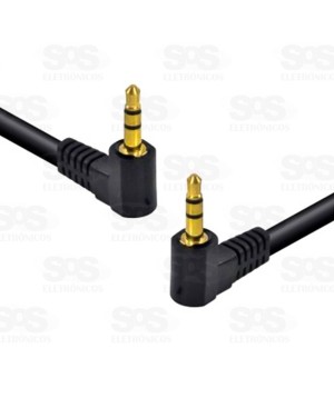 Cabo P2 x P2 90º 3 Metros X-Cell XC-P2-9B