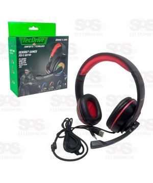 Fone Headset Gamer Com LED TecDrive PX-13