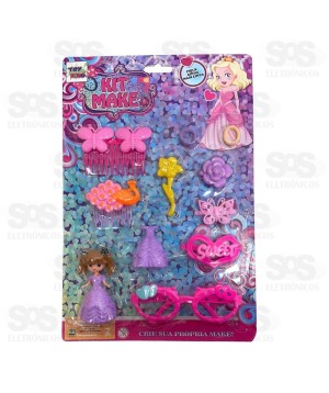 Kit Princesa Estilosa 12 Peças Toy King TK-AB2985