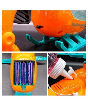 Lança Bolhas Helicóptero Com Luzes E Sons TK-AB2485