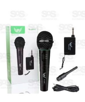 Microfone Sem Fio Altomex M-996W