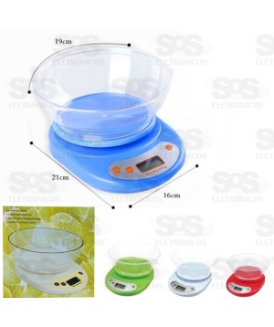 Balança Digital Com Bandeja Até 5 Quilos CM110