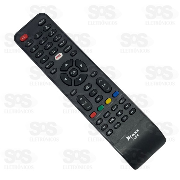 Controle Remoto Philco Tecla Netflix Maxx-7094