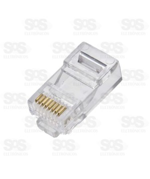 Conector RJ45 Pacote com 100 Unidades Xtrad