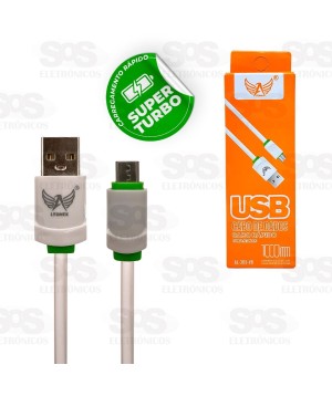 Cabo De Dados Micro USB V8 Turbo 1 Metro Altomex AL-305-V8