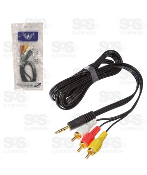 Cabo P3 Para 3 RCA 1,4 Metros Altomex AM-C13