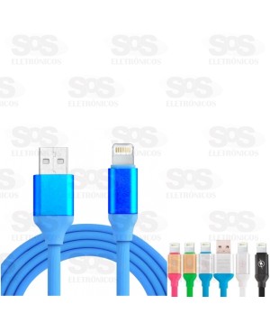Cabo De Dados Iphone 1,2 Metros Cores Sortidas Altomex