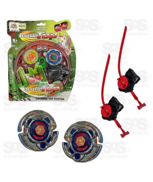 Kit Beyblade Battle Top 2 em 1 Toy King TK-1653