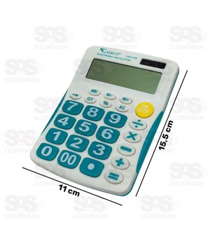 Calculadora 12 Dígitos Com Botão Corrige Caerus CRS-9136B