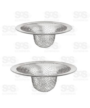 Kit Ralo Para Pia 7 e 9 CM Aço Caerus CRS-9025