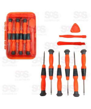 Kit Chaves De Precisão 9 Peças Troya Tools TRY-CC09