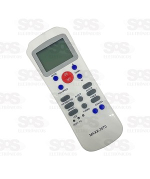Controle Remoto Para Ar Condicionado Carrier Springer Maxx 7070