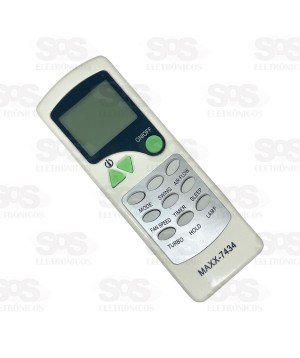 Controle Remoto Para Ar Condicionado Elgin Maxx 7434