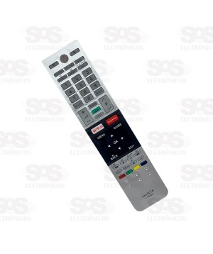 Controle Remoto Toshiba Smart Netflix / Google Play XH 9076