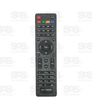 Controle Remoto Gigabox Receptor XH 7550B