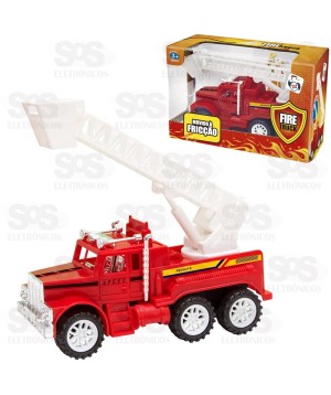 Caminhão Bombeiro de Fricção Fire Truck 3 modelos Pica-Pau 0734