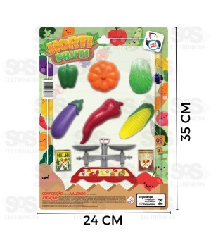 Kit Hortifruti 9 Peças Pica Pau 847