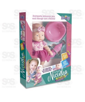Boneca Nicinha Faz Xixi Nova Toys 1117