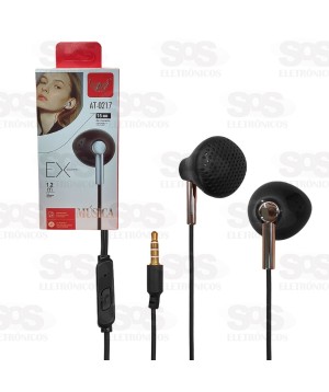 Fone De Ouvido Intra Auricular Com Microfone Altomex AT-0217