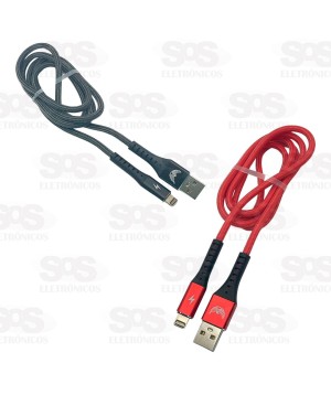 Cabo Lightning Iphone 1 Metro 3.4A Reforçado Altomex AL-2055-5G