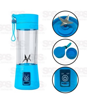 Liquidificador Portátil Recarregável 380ML HM-03
