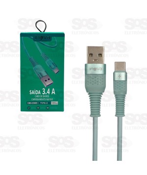 Cabo De Dados Rápido 3.4A Type C 1 Metro Inova CBO-20005