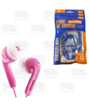 Fone De Ouvido Cores Variadas Inova KV-10066